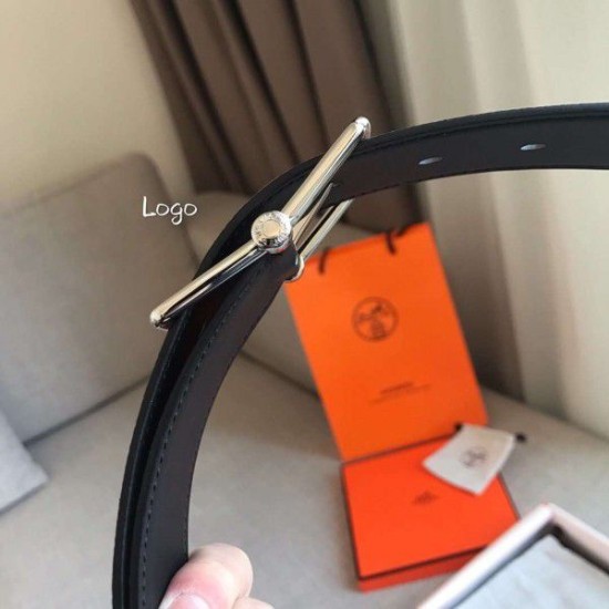 Replica Hermes Grey Saddle 38MM Reversible Belt