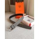 Replica Hermes Grey Saddle 38MM Reversible Belt