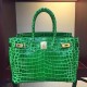 Fake Hermes Birkin 30cm 35cm Bag In Bamboo Crocodile Leather Replica