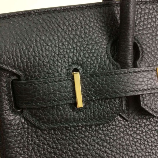 Replica Hermes Birkin 30cm 35cm Bag In Black Clemence Leather
