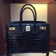 Replica Hermes Birkin 30cm 35cm Bag In Black Crocodile Leather