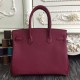 Replica Hermes Birkin 30cm 35cm Bag In Bordeaux Clemence Leather Replica Hermes Birkin 30cm 35cm Bag In Bordeaux Clemence Leather