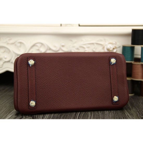 Replica Hermes Birkin 30cm 35cm Bag In Bordeaux Clemence Leather Replica Hermes Birkin 30cm 35cm Bag In Bordeaux Clemence Leather