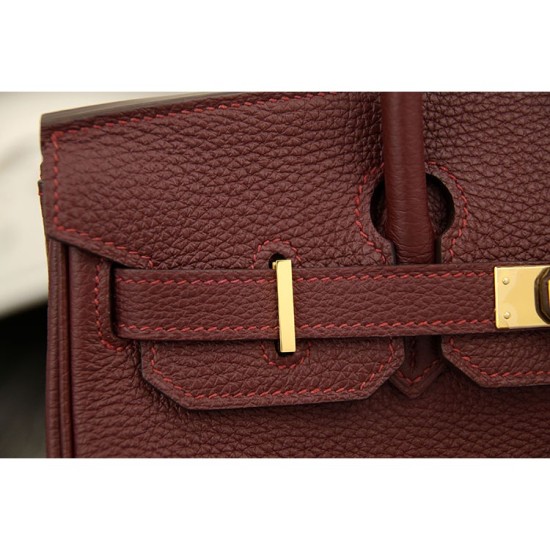 Replica Hermes Birkin 30cm 35cm Bag In Bordeaux Clemence Leather Replica Hermes Birkin 30cm 35cm Bag In Bordeaux Clemence Leather
