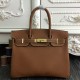 Replica Hermes Birkin 30cm 35cm Bag In Brown Clemence Leather