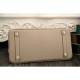 Fake Hermes Birkin 30cm 35cm Bag In Grey Clemence Leather Replica