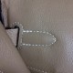 Fake Hermes Birkin 30cm 35cm Bag In Grey Clemence Leather Replica