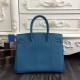 Replica Hermes Birkin 30cm 35cm Bag In Jean Blue Clemence Leather