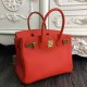 Replica Hermes Birkin 30cm 35cm Bag In Orange Clemence Leather