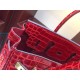 Fake Hermes Birkin 30cm 35cm Bag In Red Crocodile Leather Replica