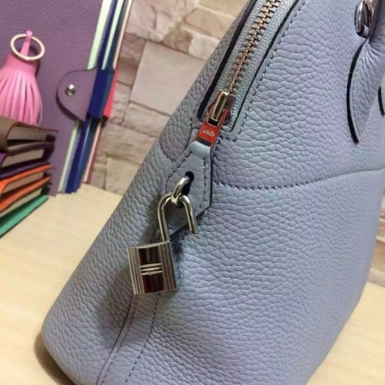 Replica Hermes Bolide 31 35 Bag In Azure Clemence Leather