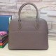 Fake Hermes Bolide 31 35 Bag In Grey Clemence Leather Replica