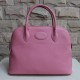 Fake Hermes Bolide 31 35 Bag In Pink Clemence Leather Replica