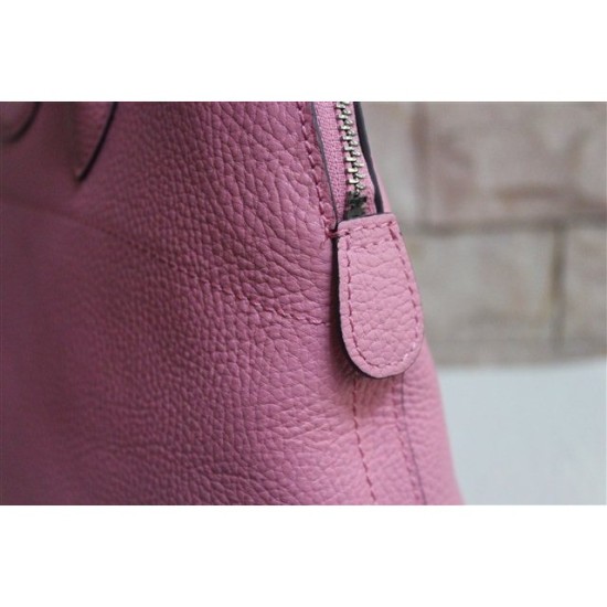 Fake Hermes Bolide 31 35 Bag In Pink Clemence Leather Replica