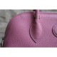 Fake Hermes Bolide 31 35 Bag In Pink Clemence Leather Replica