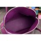Fake Hermes Bolide 31 35 Bag In Purple Clemence Leather Replica