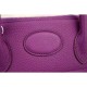 Fake Hermes Bolide 31 35 Bag In Purple Clemence Leather Replica