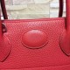 Replica Hermes Bolide 31 35 Bag In Red Clemence Leather
