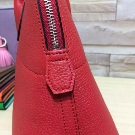 Replica Hermes Bolide 31 35 Bag In Red Clemence Leather