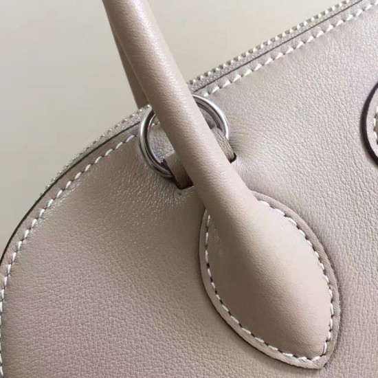 Replica Hermes Bolide 31cm Bag In Grey Swift Leather