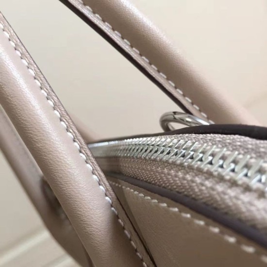 Replica Hermes Bolide 31cm Bag In Grey Swift Leather