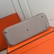 Replica Hermes Bolide 31cm Bag In Grey Swift Leather