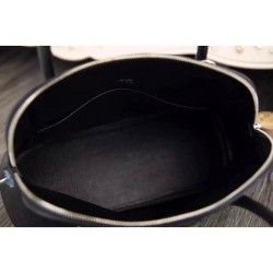 Replica Hermes Bolide Tote Bag In Black Leather
