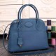 Replica Hermes Bolide Tote Bag In Blue Leather