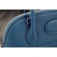 Replica Hermes Bolide Tote Bag In Blue Leather