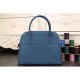 Replica Hermes Bolide Tote Bag In Blue Leather