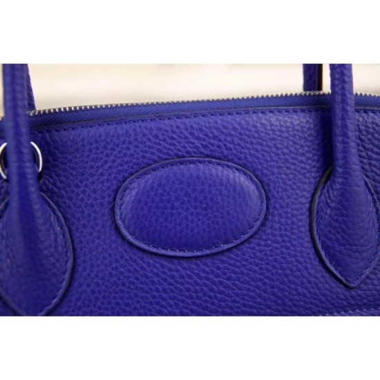 Fake Hermes Bolide Tote Bag In Electric Blue Leather Replica