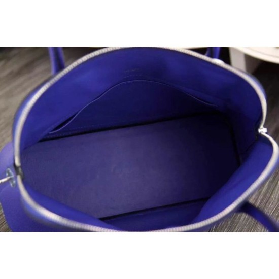 Fake Hermes Bolide Tote Bag In Electric Blue Leather Replica