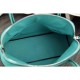 Replica Hermes Bolide Tote Bag In Turquoise Leather