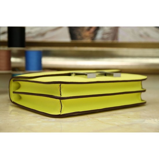Replica Hermes Constance Bag In Yellow Epsom Leather