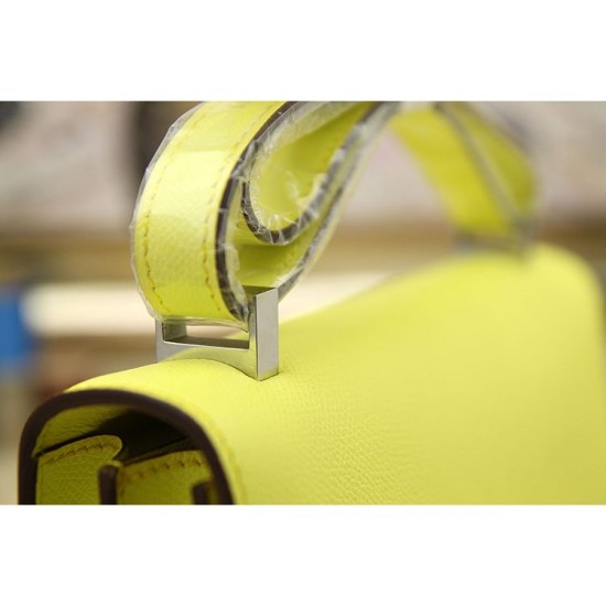 Replica Hermes Constance Bag In Yellow Epsom Leather