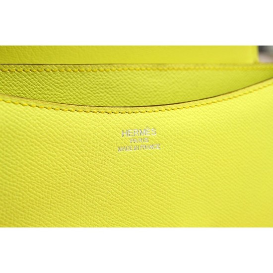 Replica Hermes Constance Bag In Yellow Epsom Leather
