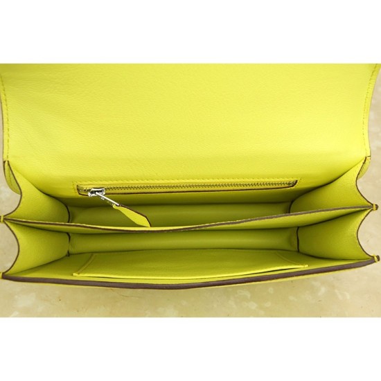 Replica Hermes Constance Bag In Yellow Epsom Leather