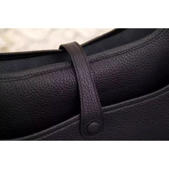 Replica Hermes Black Evelyne II TPM And III PM Bag