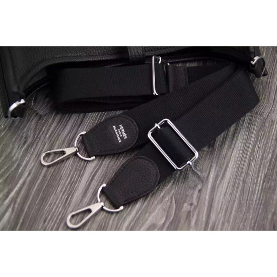 Replica Hermes Black Evelyne II TPM And III PM Bag