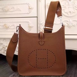 Replica Hermes Brown Evelyne II TPM And III PM Bag