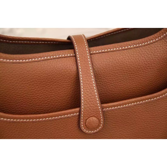 Replica Hermes Brown Evelyne II TPM And III PM Bag