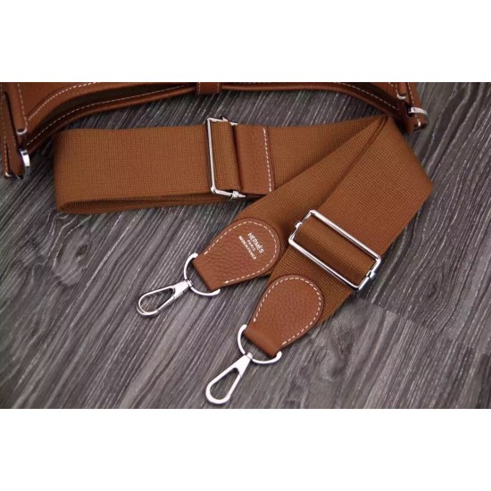 Replica Hermes Brown Evelyne II TPM And III PM Bag