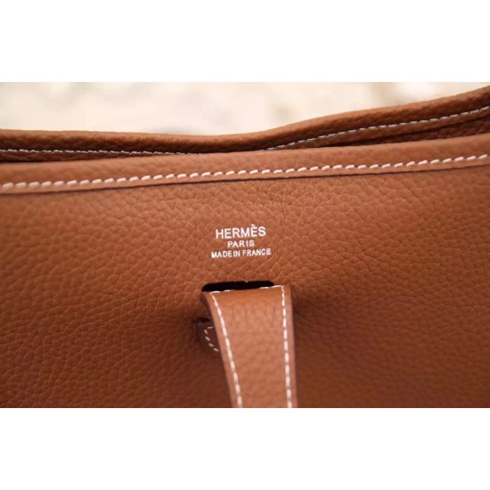 Replica Hermes Brown Evelyne II TPM And III PM Bag
