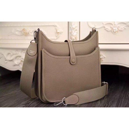 Replica Hermes Grey Evelyne III PM Bag