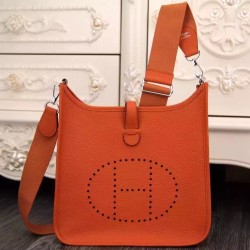 Replica Hermes Orange Evelyne II TPM And III PM Bag