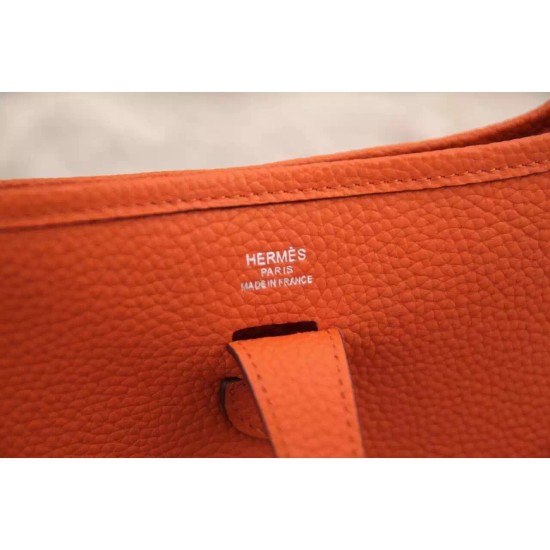 Replica Hermes Orange Evelyne II TPM And III PM Bag