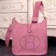 Fake Hermes Pink Evelyne II TPM And III PM Bag Replica