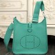 Replica Hermes Turquoise Evelyne III PM Bag