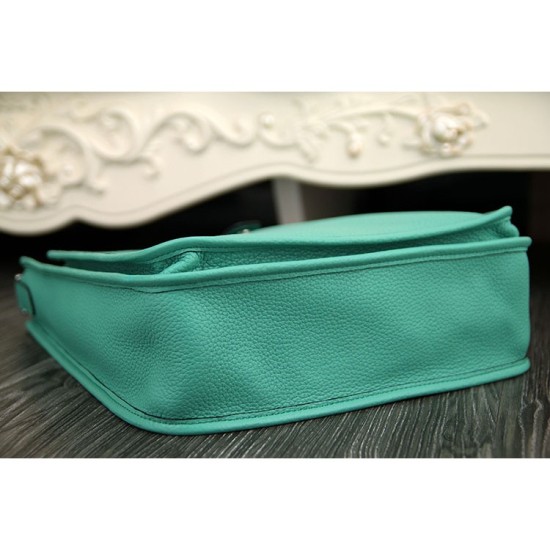 Replica Hermes Turquoise Evelyne III PM Bag