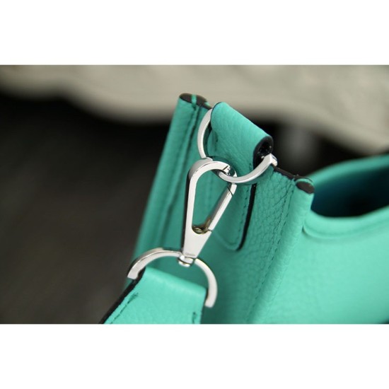 Replica Hermes Turquoise Evelyne III PM Bag